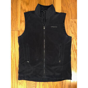 Patagonia Micro Puff Vest Mens Black Insulated Full Zip Lightweight Winter M